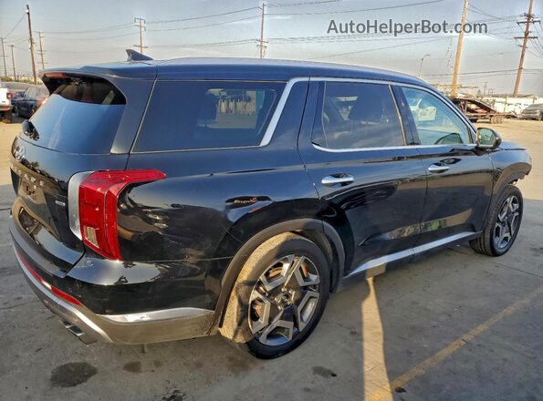 KM8R5DGEXPU566733 2023 HYUNDAI PALISADE Черный Передняя правая четверть