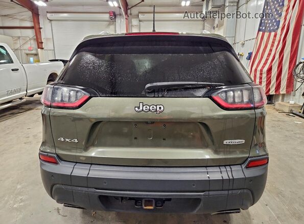 1C4PJMLNXKD237357 2019 JEEP GRAND CHER Зеленый Вид салона спереди