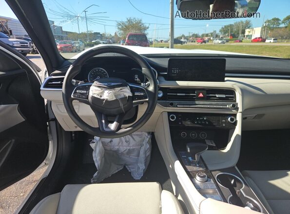 KMTG34SCXSU155995 2025 GENESIS G70 Белый Вид задних сидений