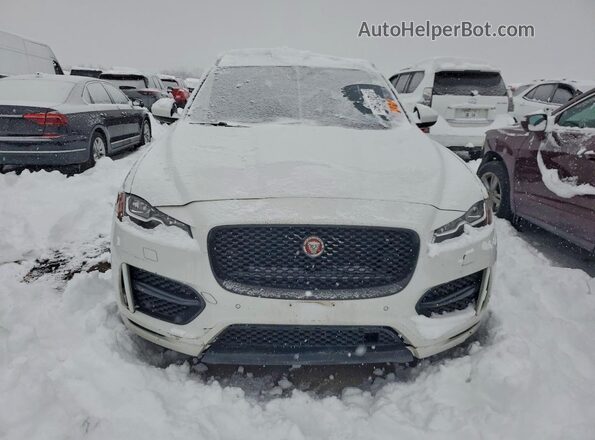SADCL2GX0JA287939 2018 JAGUAR F-PACE White Вид ззаду