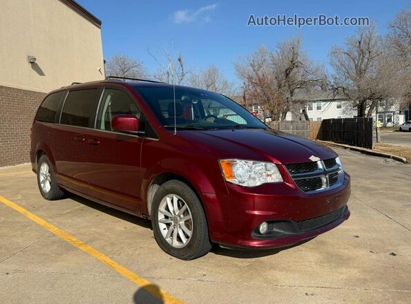 2C4RDGCG4KR635065 2019 DODGE CARAVAN Темно-бордовый Задняя левая четверть