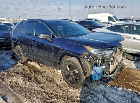 2T3E6RFV2MW013538 2021 TOYOTA RAV4 Синий Вид спереди