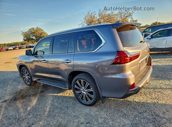 JTJDY7AX1L4316872 2020 LEXUS LX Gray Rear right