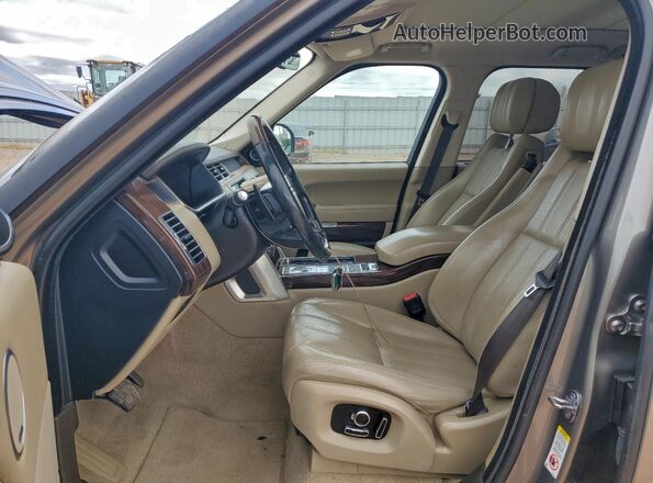 SALGS2FK8HA340105 2017 LAND ROVER RANGE Gray წინა პანელის ხედი