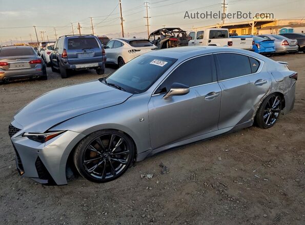 JTHGZ1B24M5042879 2021 LEXUS IS 350 F S Серебряный Задняя левая четверть