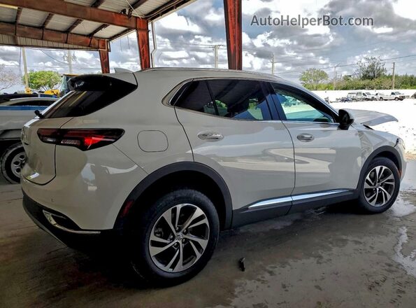 LRBFZNR41ND053260 2022 BUICK ENVISION Белый Передняя правая четверть