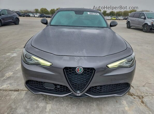 ZARFAECN2J7597159 2018 ALFA ROMEO GIULIA Gray Widok z tyłu