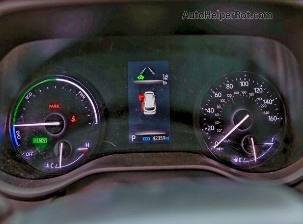 5TDXSKFC5NS055750 2022 TOYOTA SIENNA Бордовый Вид щитка приборов