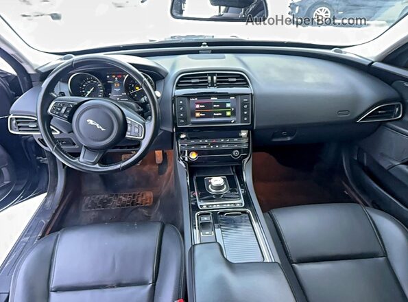 SAJAJ4FX3JCP38714 2018 JAGUAR XF Черный Вид задних сидений
