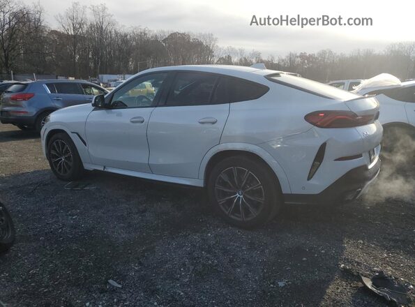 5UXCY6C07M9G53044 2021 BMW X6 Белый Задняя правая четверть