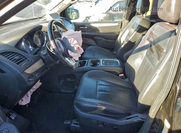 2C4RDGEG9JR284407 2018 DODGE GRAND Черный Вид панели приборов