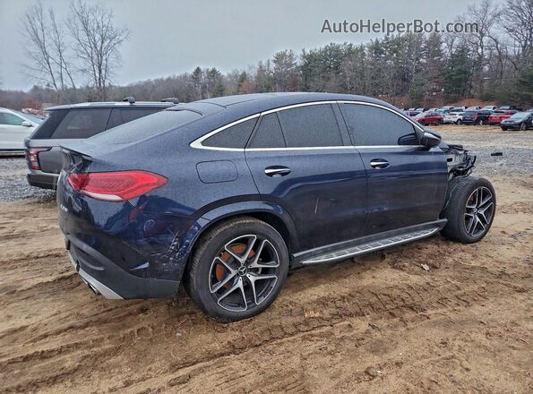 4JGFD6BB1MA391638 2021 MERCEDES-BENZ GLE-CLASS Синий Передняя правая четверть