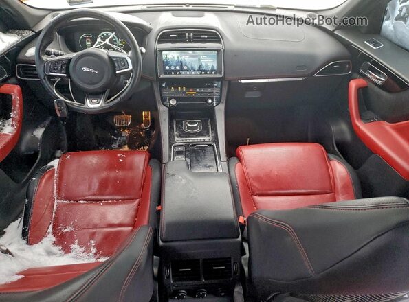 SADCL2GX0JA287939 2018 JAGUAR F-PACE White Вид щитка приладів