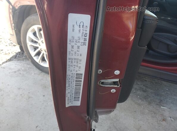 1C4PJLCB2LD535788 2020 JEEP GRAND CHER Burgundy Widok naklejki z numerem VIN