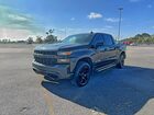 2021 Chevrolet Silverado K1500 Custom Угольный vin: 3GCPYBEH9MG137165