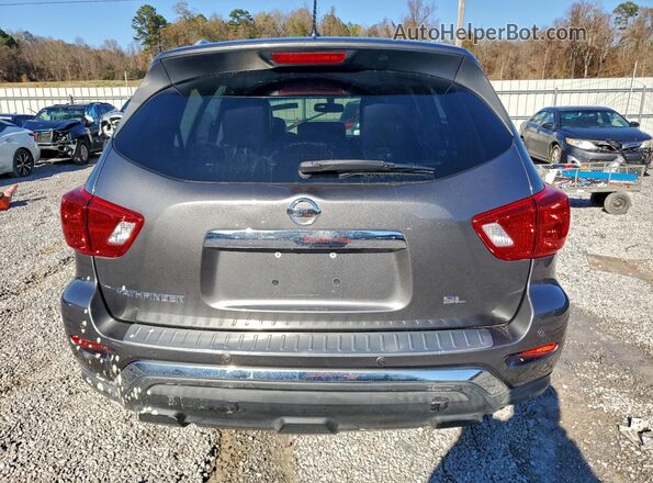5N1DR2MN1JC642277 2018 NISSAN PATHFINDER Gray Front interior view
