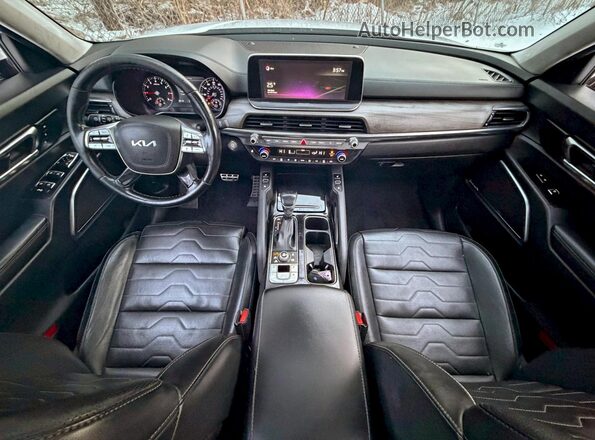 5XYP5DHC0NG243928 2022 KIA TELLURIDE Белый Вид щитка приборов