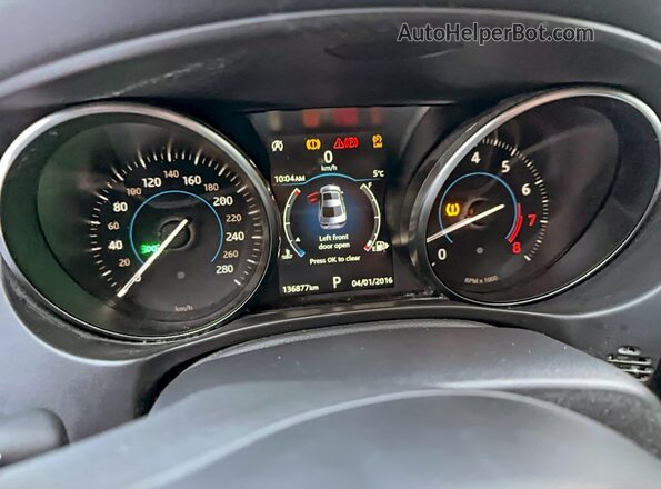 SAJAJ4FX3JCP38714 2018 JAGUAR XF Черный Вид щитка приборов