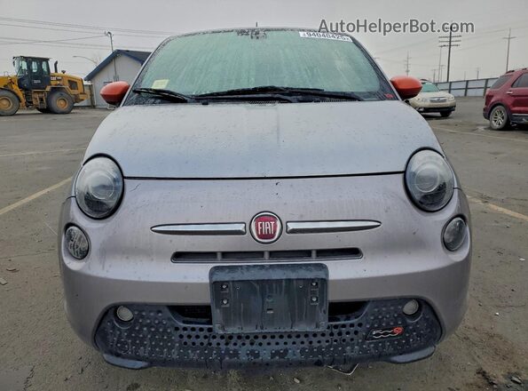 3C3CFFGE3JT369329 2018 FIAT 500 Серебряный Вид спереди