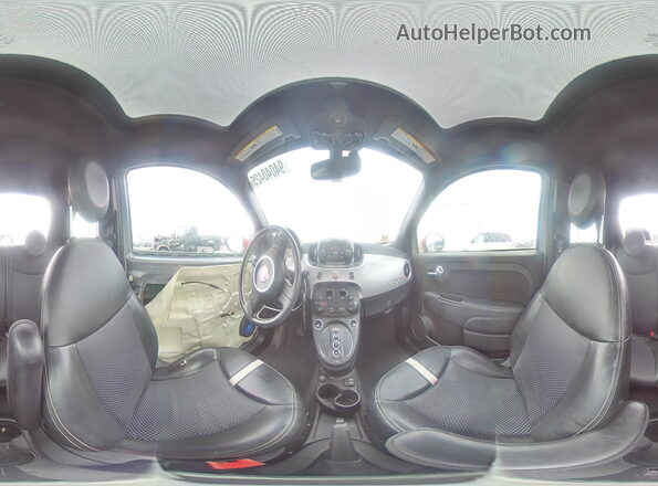 3C3CFFGE3JT369329 2018 FIAT 500 Серебряный Панорамный вид салона 360°