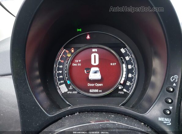 3C3CFFKR1HT553821 2017 FIAT 500 Серый Вид задних сидений