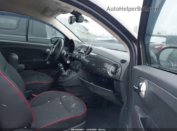 3C3CFFKR1HT553821 2017 FIAT 500 Серый Вид салона спереди