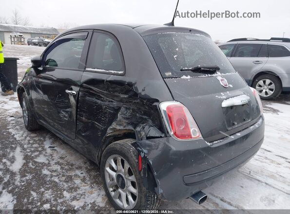 3C3CFFKR1HT553821 2017 FIAT 500 Серый Задняя левая четверть