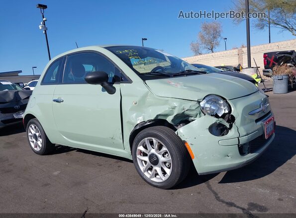 3C3CFFKR7HT700045 2017 FIAT 500 Зеленый Вид спереди