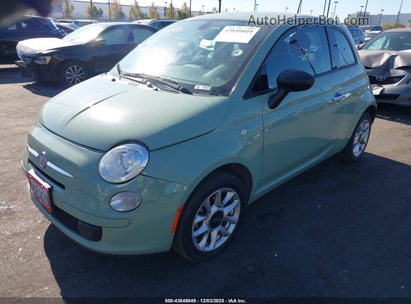 3C3CFFKR7HT700045 2017 FIAT 500 Зеленый Передняя левая четверть