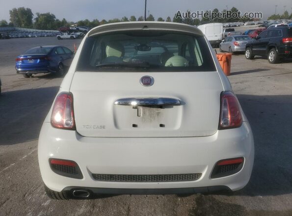 3C3CFFKR9HT661944 2017 FIAT 500 White Widok z tyłu