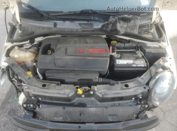 3C3CFFKR9HT661944 2017 FIAT 500 White Widok komory silnika
