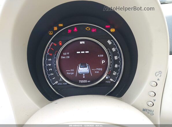 3C3CFFLR7HT659088 2017 FIAT 500C Белый Вид задних сидений