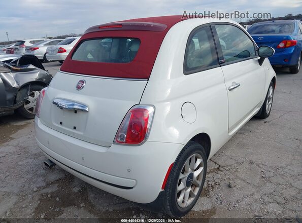 3C3CFFLR7HT659088 2017 FIAT 500C Белый Задняя правая четверть