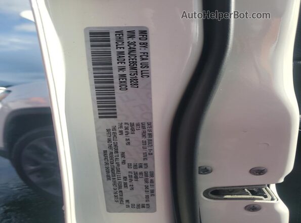 3C4NJCEB5MT518287 2021 JEEP COMPASS White Вид наклейки з VIN-кодом