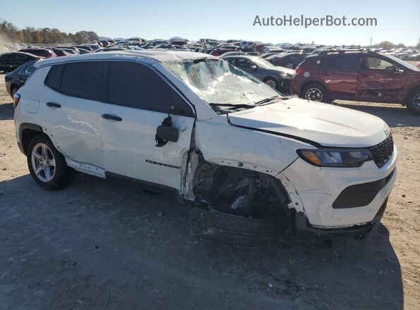 3C4NJDANXRT112129 2024 JEEP COMPASS Белый Передняя правая четверть