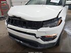 2021 Jeep Compass Altitude 4x4 White vin: 3C4NJDBB0MT512620