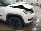 2021 Jeep Compass Altitude 4x4 White vin: 3C4NJDBB0MT512620
