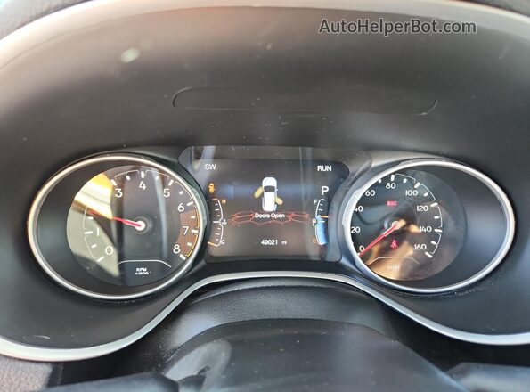 3C4NJDBB1LT196952 2020 JEEP COMPASS Brown Widok zestawu wskaźników