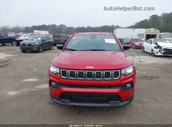 3C4NJDBN7ST579903 2025 JEEP COMPASS Красный Вид щитка приборов
