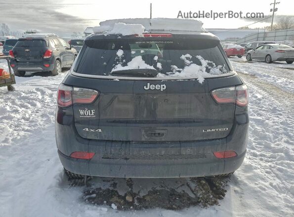 3C4NJDCB2JT332369 2018 JEEP COMPASS Черный Вид сзади