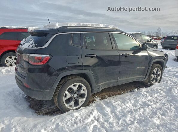 3C4NJDCB2JT332369 2018 JEEP COMPASS Черный Задняя правая четверть