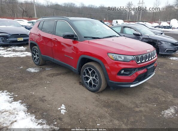 3C4NJDCN4RT153627 2024 JEEP COMPASS Красный Передняя правая четверть