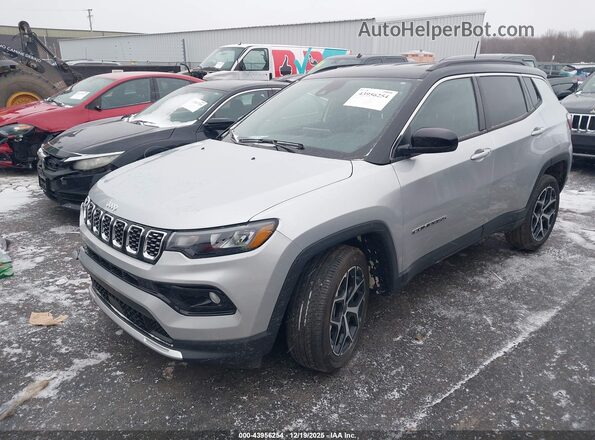 3C4NJDCN8ST558458 2025 JEEP COMPASS Серебряный Передняя левая четверть