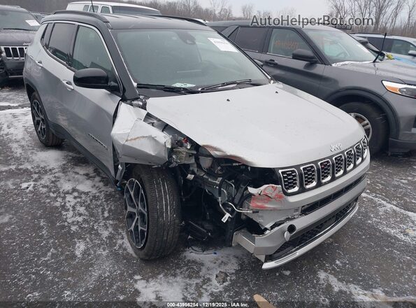 3C4NJDCN8ST558458 2025 JEEP COMPASS Серебряный Передняя правая четверть