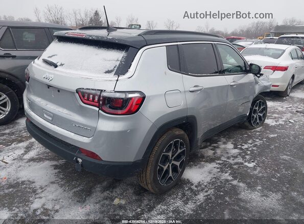 3C4NJDCN8ST558458 2025 JEEP COMPASS Серебряный Задняя правая четверть