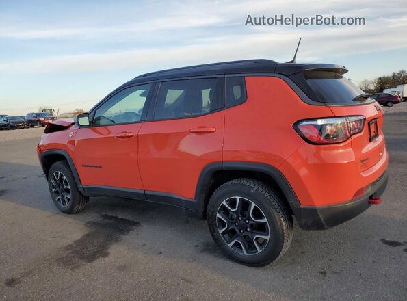 3C4NJDDB6LT156900 2020 JEEP COMPASS Оранжевый Задняя левая четверть