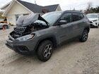 2022 Jeep Compass Trailhawk Gray vin: 3C4NJDDBXNT105466