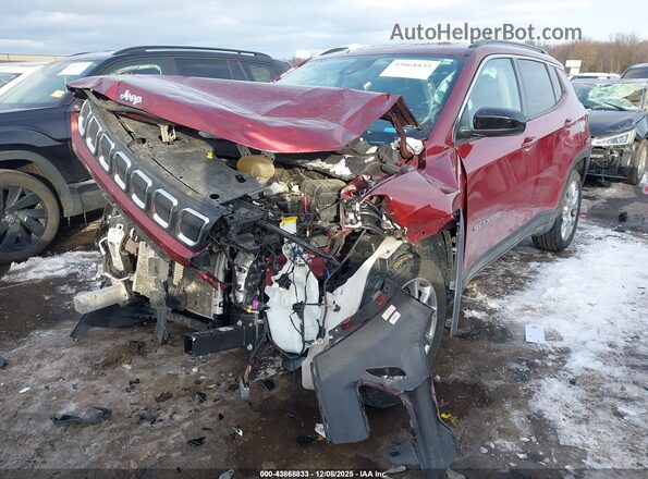 3C4NJDFBXNT183064 2022 JEEP COMPASS Red Widok z przodu