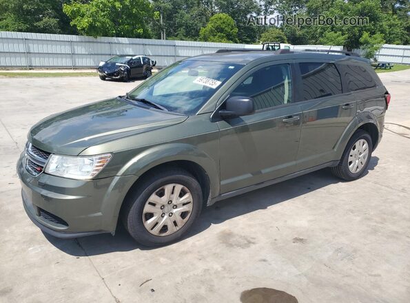 3C4PDCAB4HT697076 2017 DODGE JOURNEY Green Front left