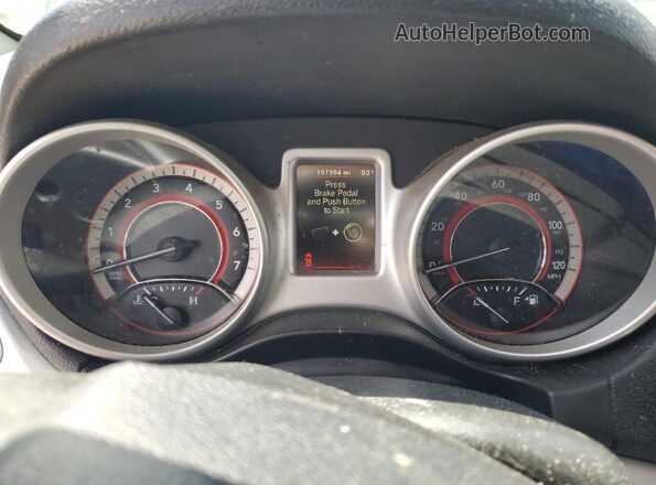 3C4PDCAB4HT697076 2017 DODGE JOURNEY Green Instrument cluster view